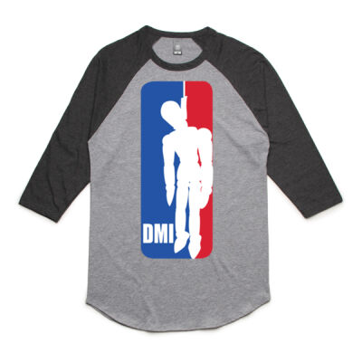 Deadman Industries - 3/4 Sleeve Bigs - 3/4 Raglan Tee Unisex Thumbnail
