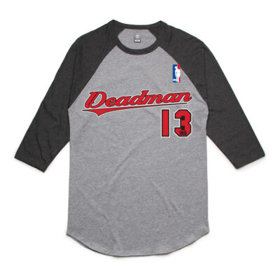 Deadman Industries - Jersey 3/4 Sleeve - 3/4 Raglan Tee Unisex Thumbnail