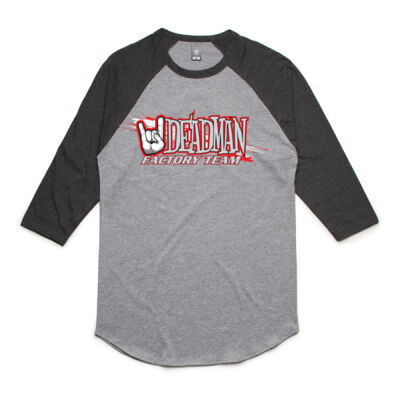 Deadman Industries - Pit Crew 3/4 Sleeve - 3/4 Raglan Tee Unisex Thumbnail